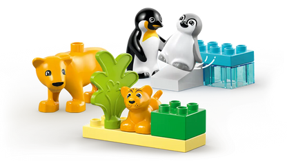 10442 Duplo - Famiglie di animali: pinguini e leoni