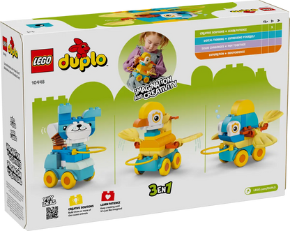 DISPONIBILE DA GIUGNO 2025 - 10448 Duplo - Animali su ruote 3 in 1