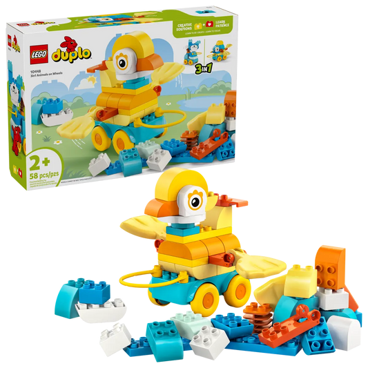DISPONIBILE DA GIUGNO 2025 - 10448 Duplo - Animali su ruote 3 in 1