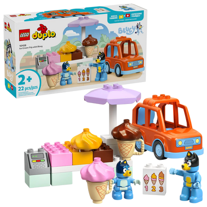 10458 LEGO DUPLO Bluey - Visita alla gelateria di Bluey