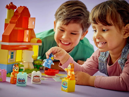 10459 LEGO DUPLO Bluey - Casa della Famiglia di Bluey con gioco di memoria