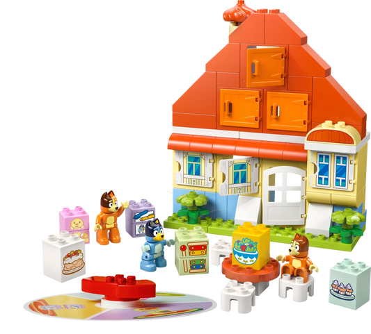 10459 LEGO DUPLO Bluey - Casa della Famiglia di Bluey con gioco di memoria