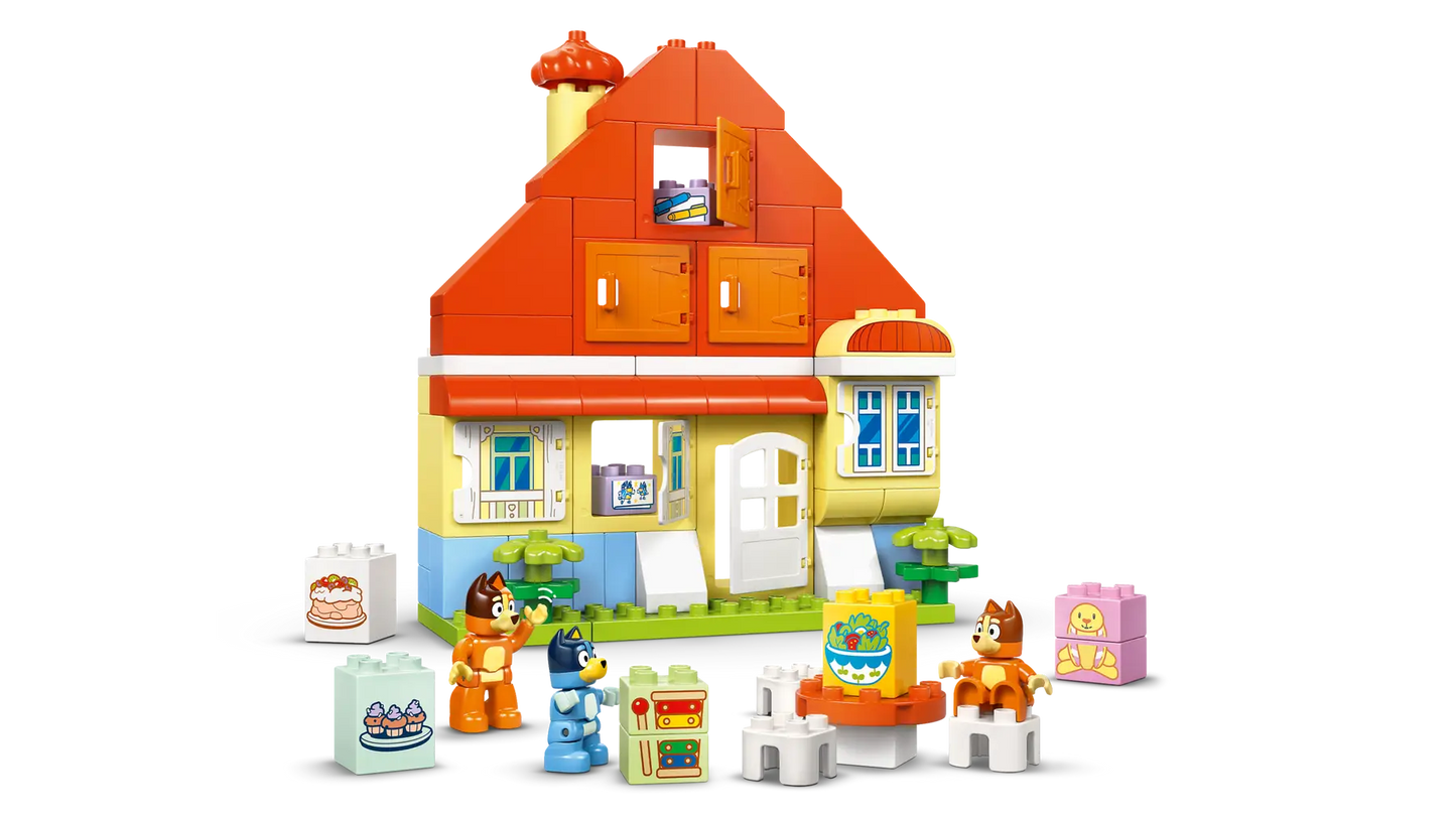 10459 LEGO DUPLO Bluey - Casa della Famiglia di Bluey con gioco di memoria