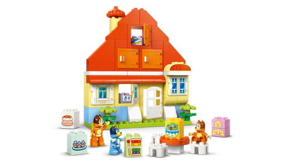 10459 LEGO DUPLO Bluey - Casa della Famiglia di Bluey con gioco di memoria