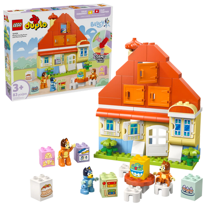 10459 LEGO DUPLO Bluey - Casa della Famiglia di Bluey con gioco di memoria