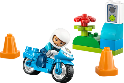 DISPONIBILE DA GENNAIO 2026 - 10471 Duplo - Motocicletta blu della Polizia