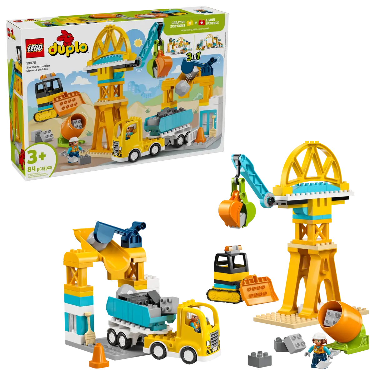 10476  Duplo - Cantiere e veicoli 3 in 1