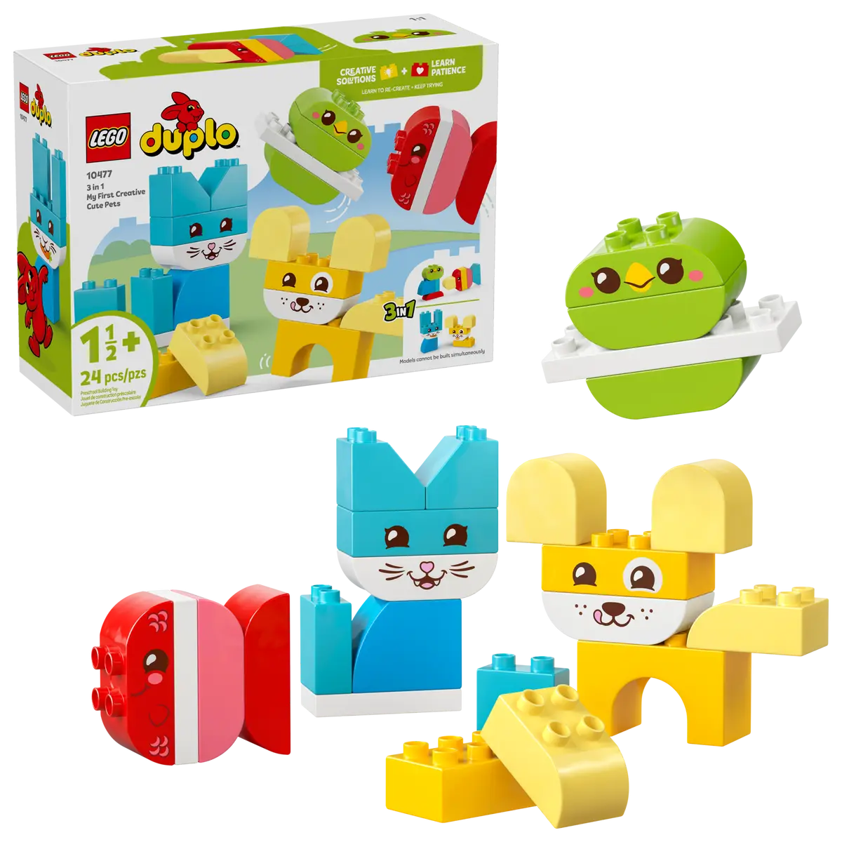 DISPONIBILE DA GENNAIO 2026 - 10477  Duplo - Animali domestici creativi 3 in 1
