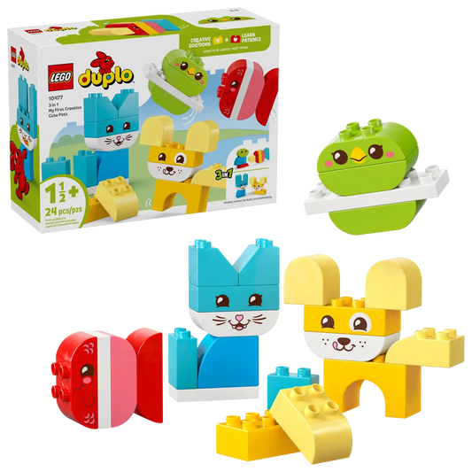DISPONIBILE DA GENNAIO 2026 - 10477  Duplo - Animali domestici creativi 3 in 1
