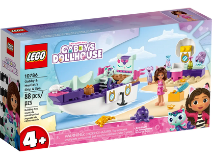 10786 LEGO Gabby Dollhouse - La nave del benessere di Gabby e Siregatta