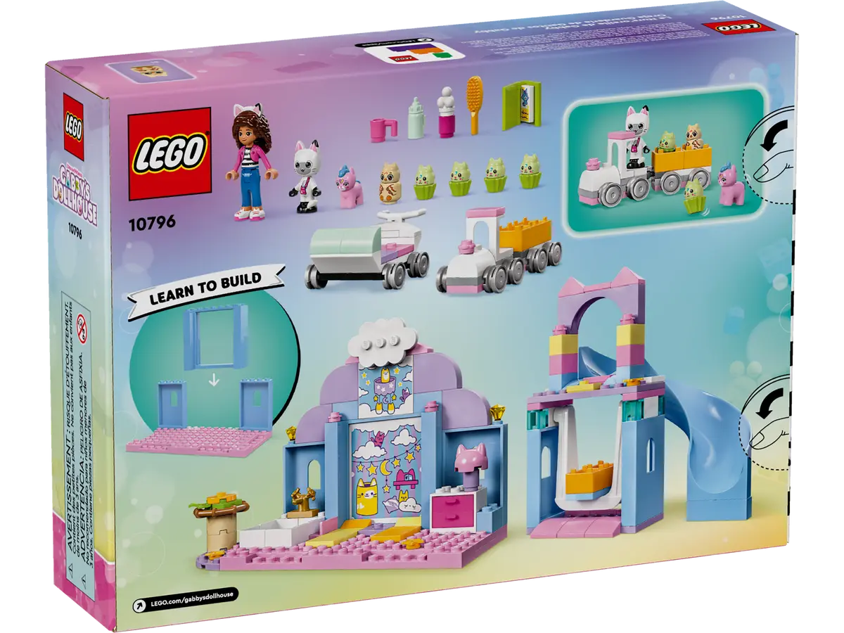 10796 LEGO Gabby Dollhouse - Asilo gatto-orecchio di Gabby