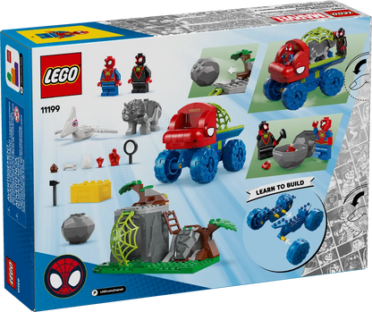 DISPONIBILE DA GENNAIO 2025 - 11199 LEGO Marvel - Team Spidey: salvataggio su dino-ruspa