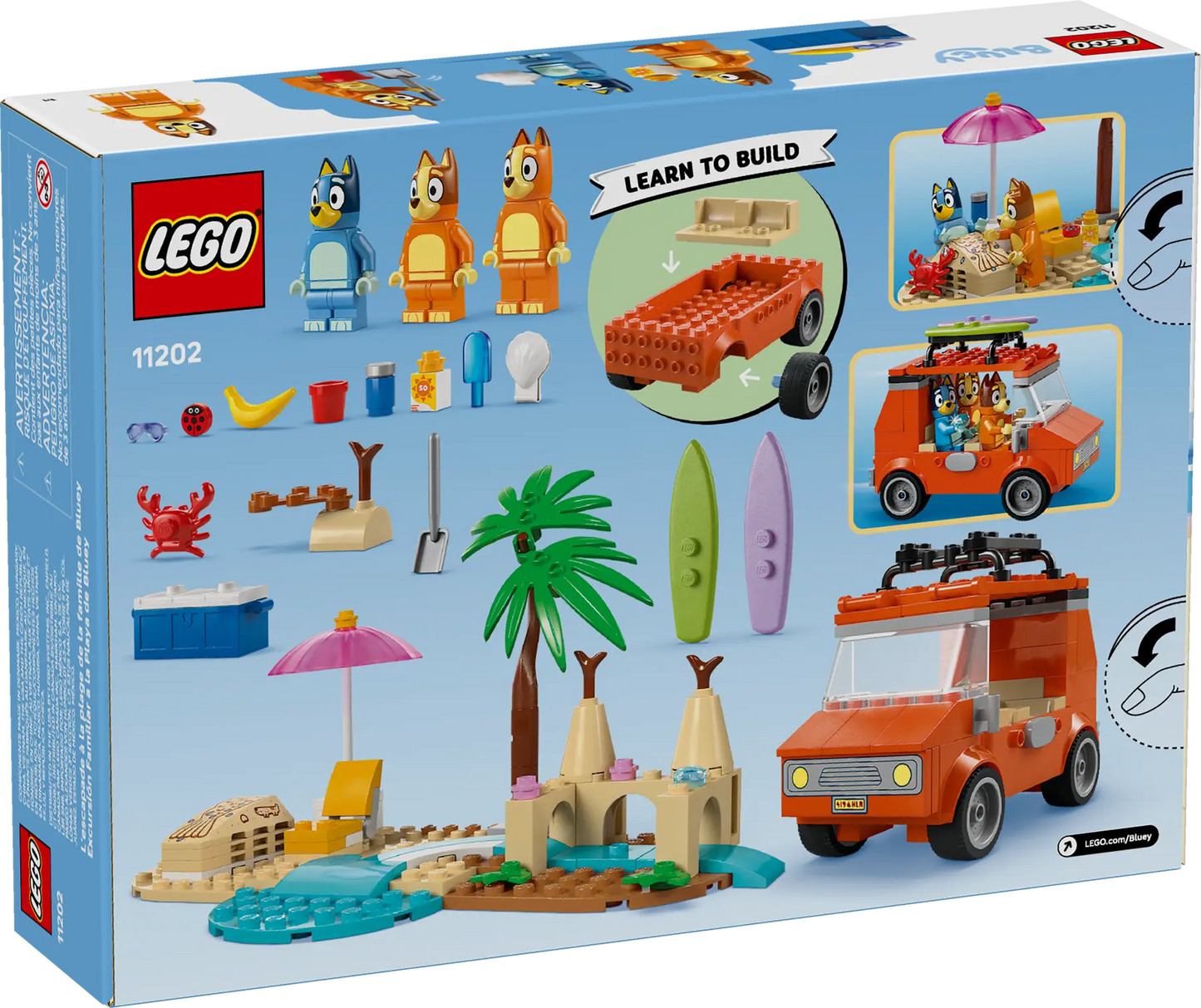 11202 LEGO Bluey - Vacanza sulla spiaggia della famiglia di Bluey
