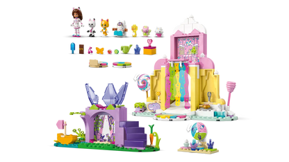 11205 LEGO Gabby Dollhouse - Dolce montagna e Giardino di Gattina Fatina