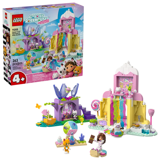 11205 LEGO Gabby Dollhouse - Dolce montagna e Giardino di Gattina Fatina