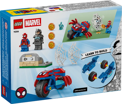 DISPONIBILE DA GENNAIO 2026 - 11206 LEGO Marvel Spiderman - Spidey sulla moto contro Rhino