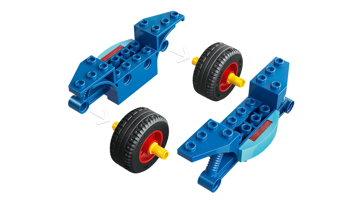 DISPONIBILE DA GENNAIO 2026 - 11206 LEGO Marvel Spiderman - Spidey sulla moto contro Rhino