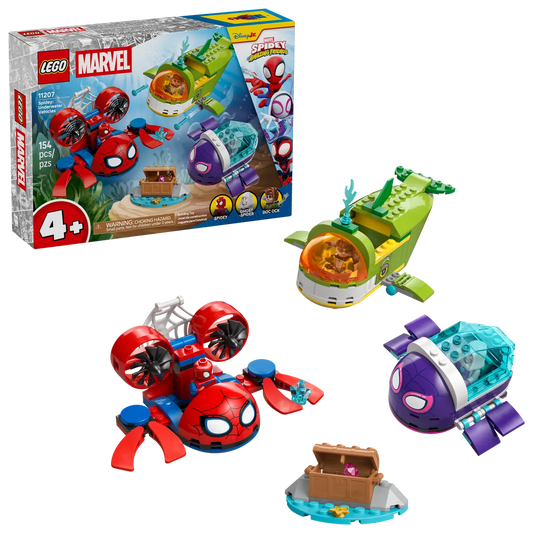 DISPONIBILE DA GENNAIO 2026 - 11207 LEGO Marvel Spiderman - Spidey: Veicoli subacquei
