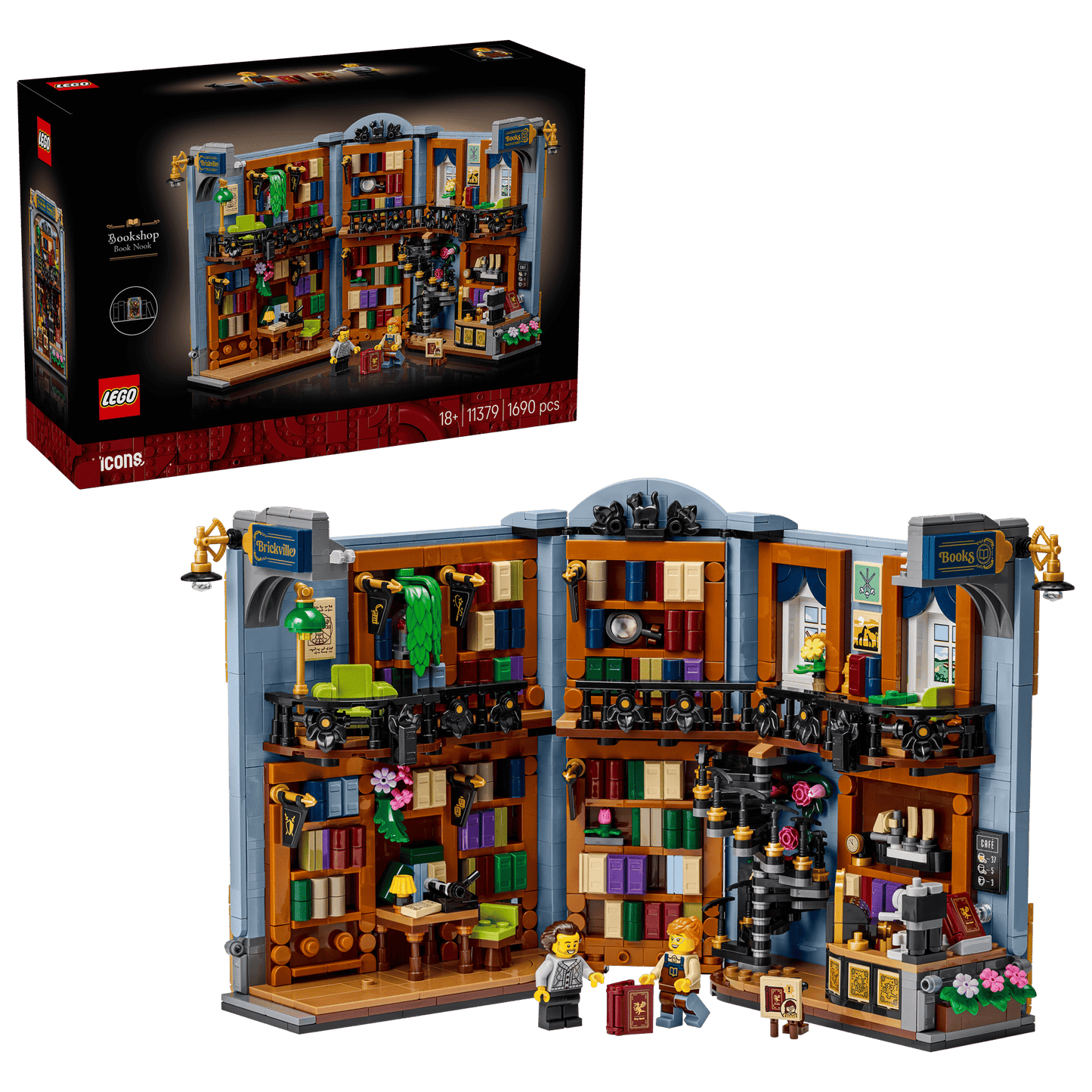 DISPONIBILE DA OTTOBRE 2026 - 11379 LEGO ICONS - Libreria: Book Nook