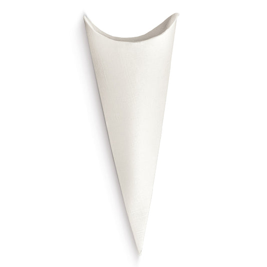 Cono Busta Cartone FIBRA BIANCO cm 19