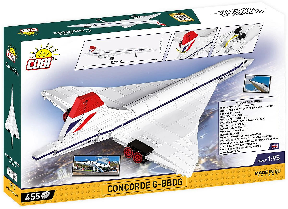 1917 COBI Historical Collection - Concorde G-BBDG