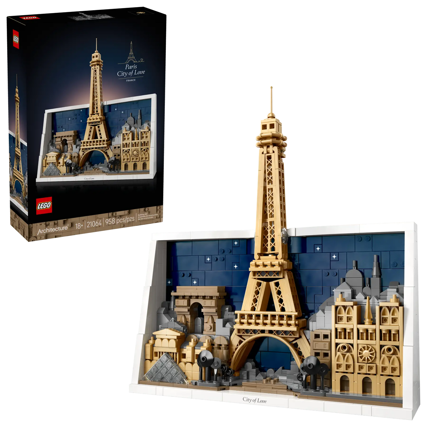 DISPONIBILE DA GENNAIO 2026 - 21064 LEGO Architecture - Parigi – La città dell’amore