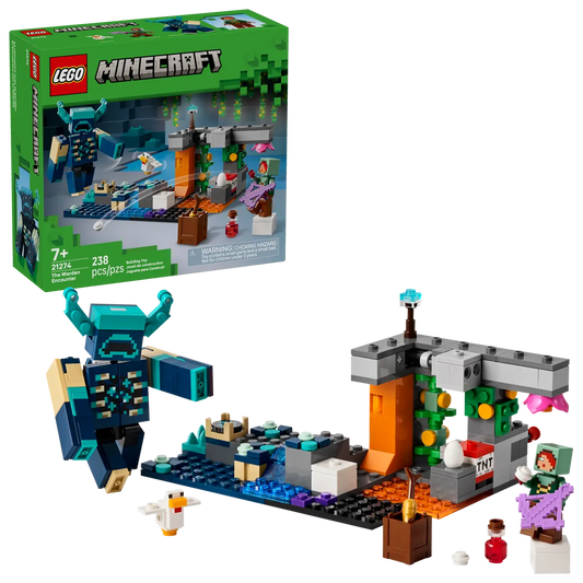 DISPONIBILE DA GIUGNO 2025 - 21274 LEGO Minecraft - L’incontro con il Sorvegliante