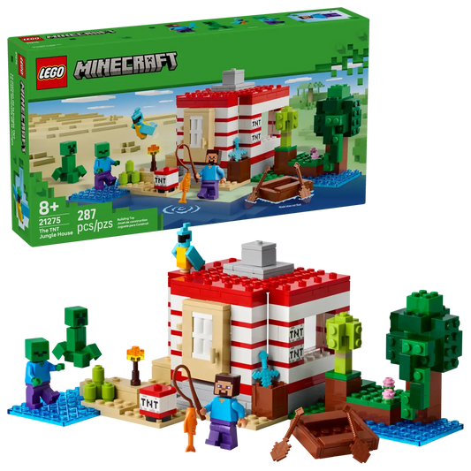 DISPONIBILE DA GIUGNO 2025 - 21275 LEGO Minecraft - Casa nella giungla esplosiva