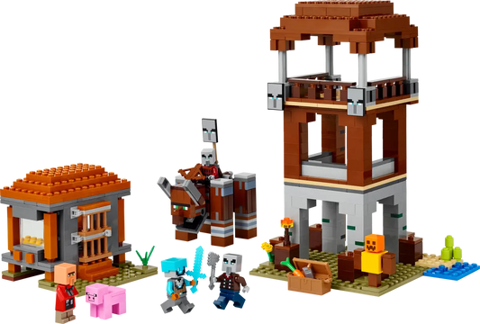 DISPONIBILE DA GIUGNO 2025 - 21278 LEGO Minecraft - L’avamposto del saccheggiatore e predone
