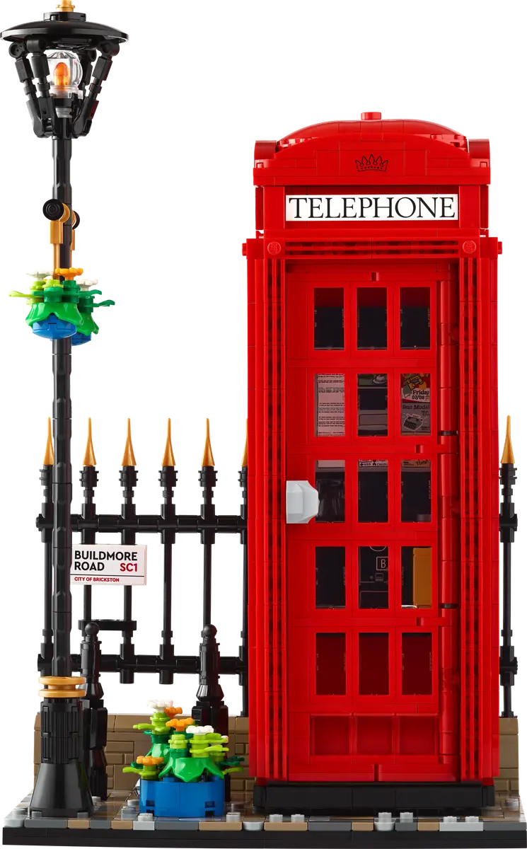 21347 ESCLUSIVA LEGO Ideas - Cabina telefonica rossa di Londra