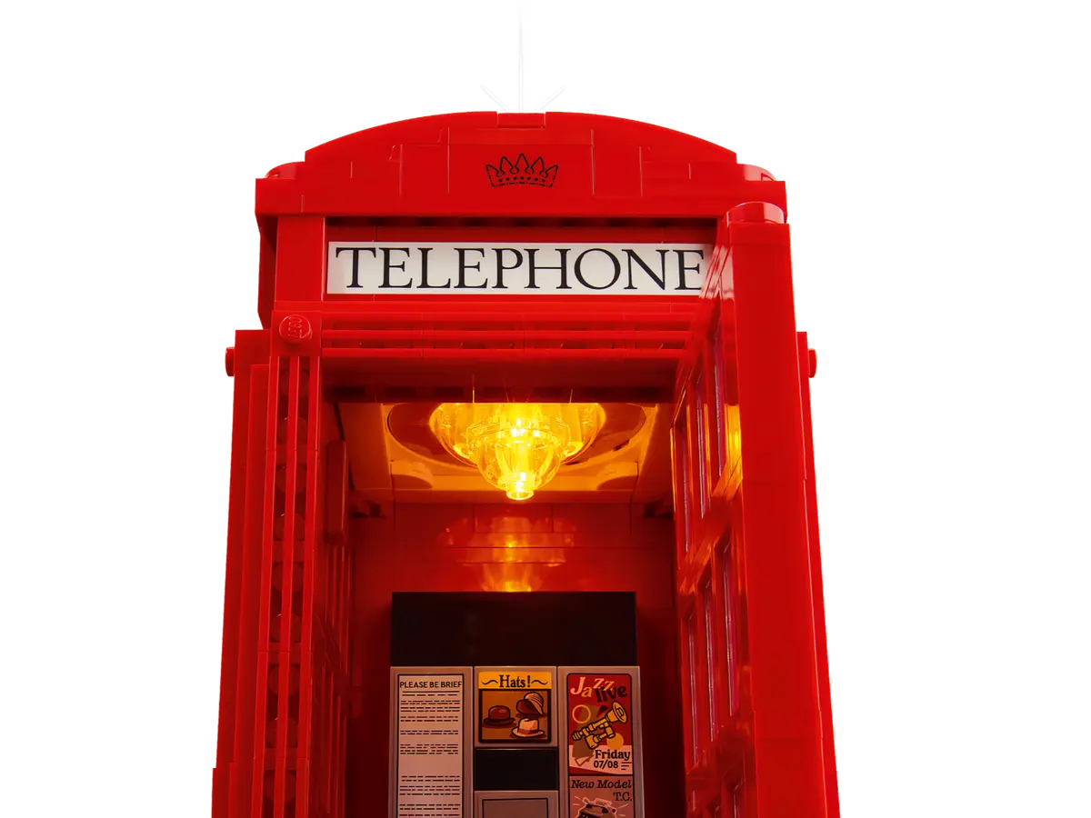 21347 ESCLUSIVA LEGO Ideas - Cabina telefonica rossa di Londra