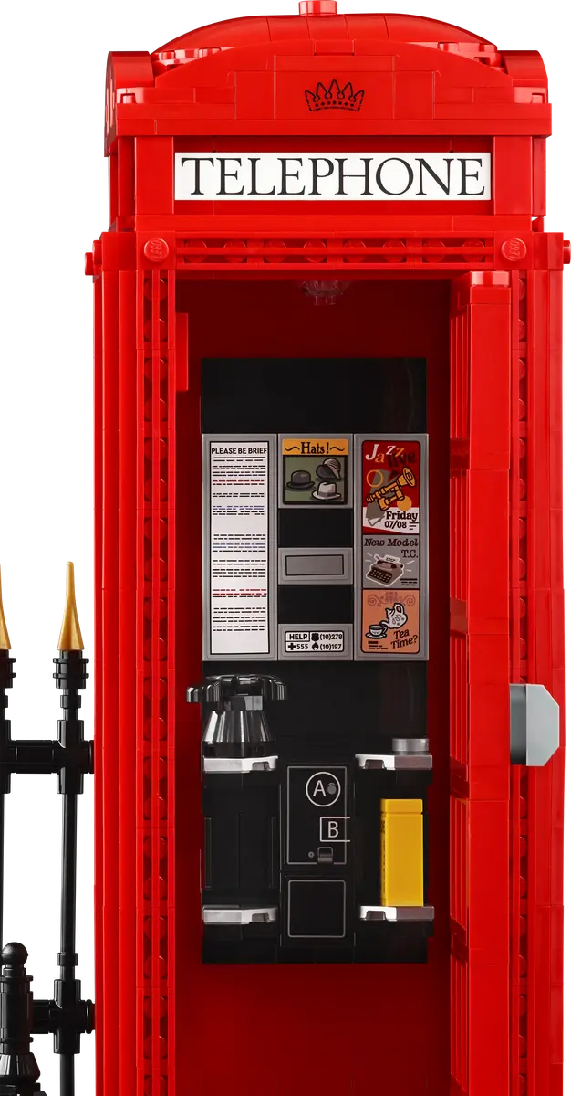 21347 ESCLUSIVA LEGO Ideas - Cabina telefonica rossa di Londra