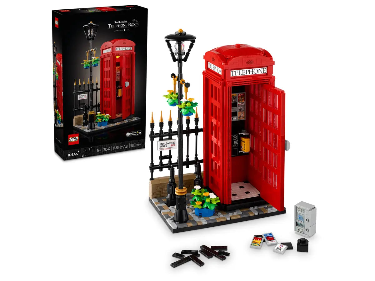 21347 ESCLUSIVA LEGO Ideas - Cabina telefonica rossa di Londra