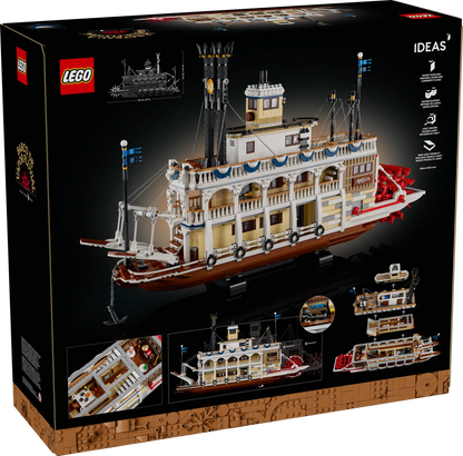 21356 ESCLUSIVA LEGO IDEAS - Battello a vapore fluviale