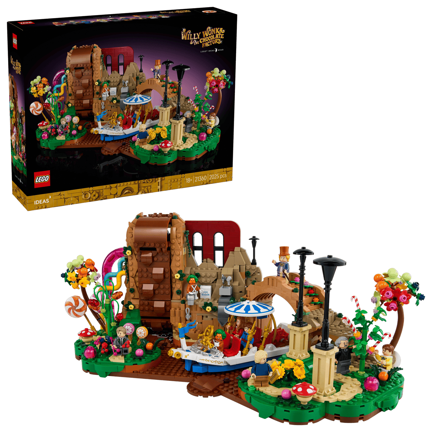 21360 ESCLUSIVA LEGO IDEAS - Willy Wonka e la fabbrica di cioccolato