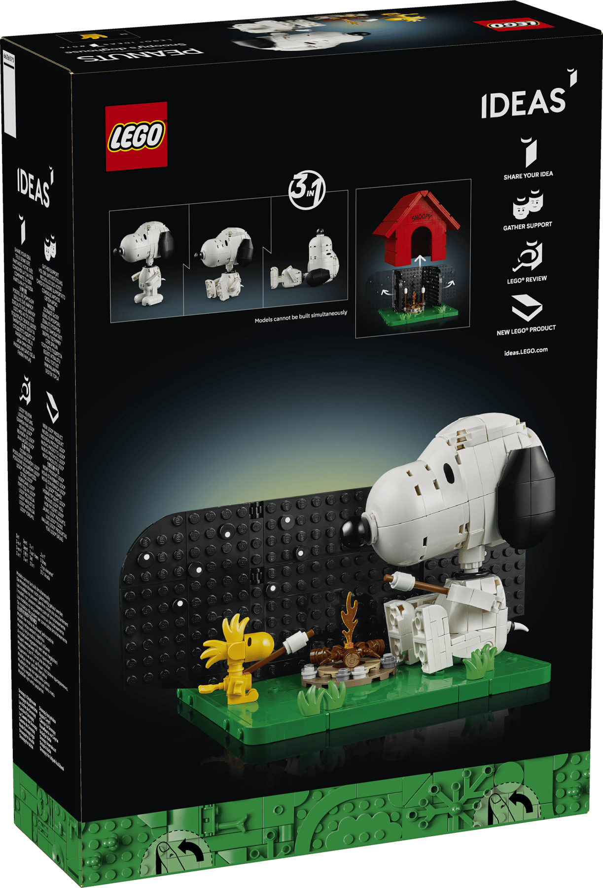 DISPONIBILE DA GIUGNO 2026 - 21368 LEGO IDEAS - Peanuts: la cuccia di Snoopy