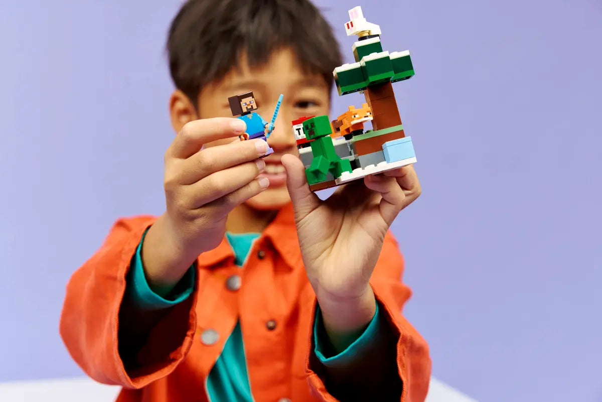 DISPONIBILE DA GENNAIO 2026 - 21583 LEGO Minecraft - Avventura di Steve nella taiga