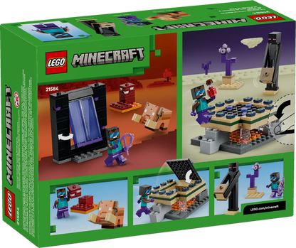 DISPONIBILE DA GENNAIO 2026 - 21584 LEGO Minecraft - Viaggio nel Portale del Nether e dell’End