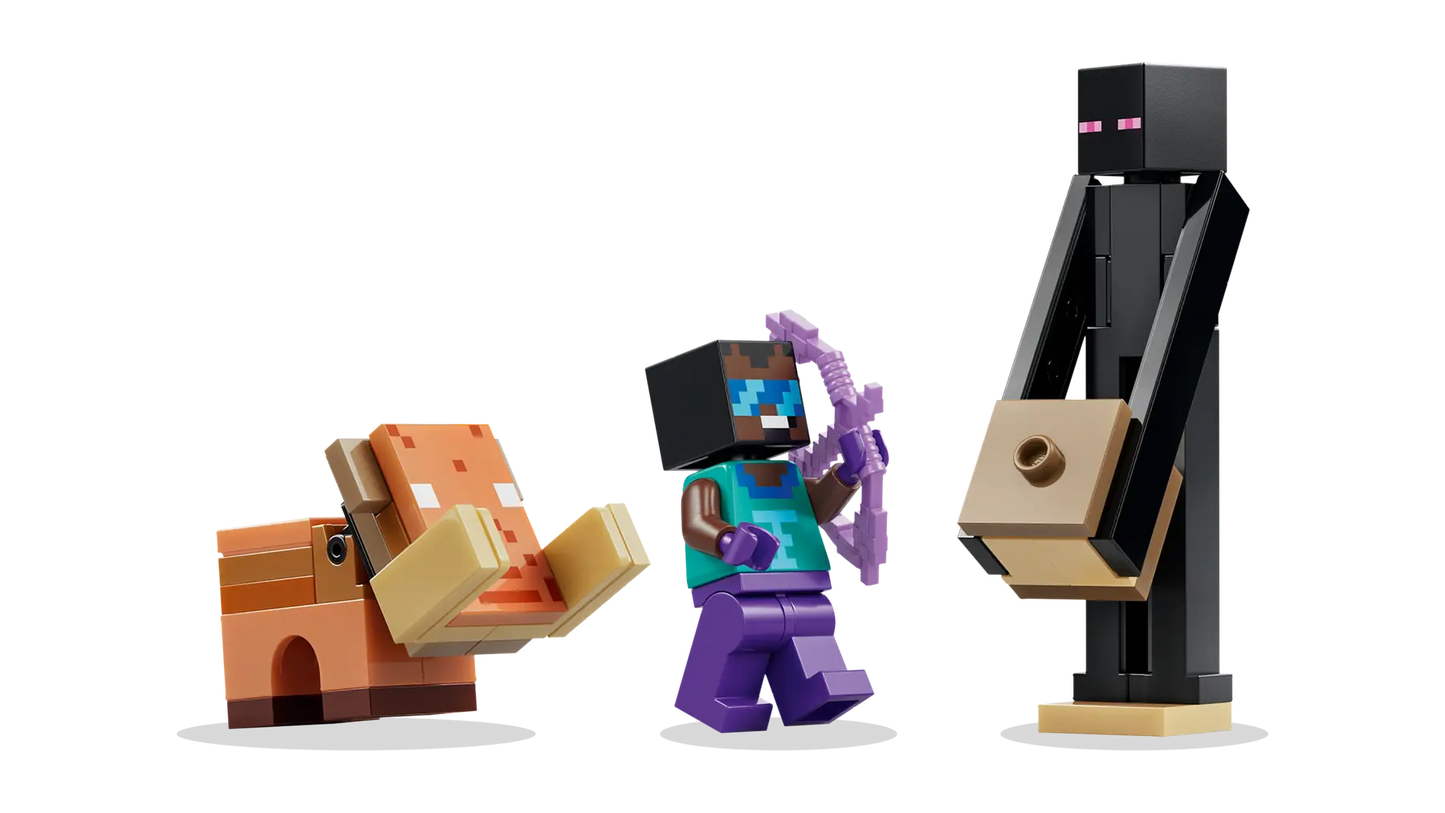 DISPONIBILE DA GENNAIO 2026 - 21584 LEGO Minecraft - Viaggio nel Portale del Nether e dell’End