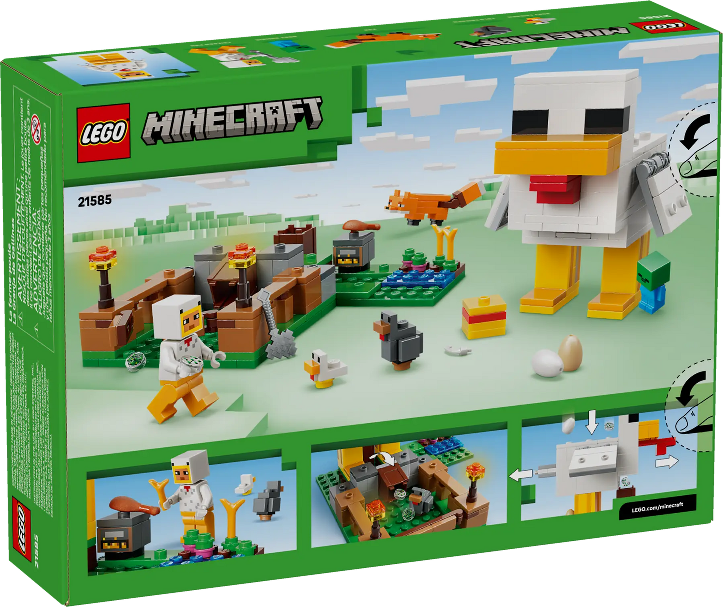 DISPONIBILE DA GENNAIO 2026 - 21585 LEGO Minecraft - Fattoria di galline