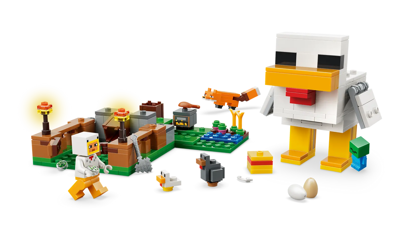 DISPONIBILE DA GENNAIO 2026 - 21585 LEGO Minecraft - Fattoria di galline