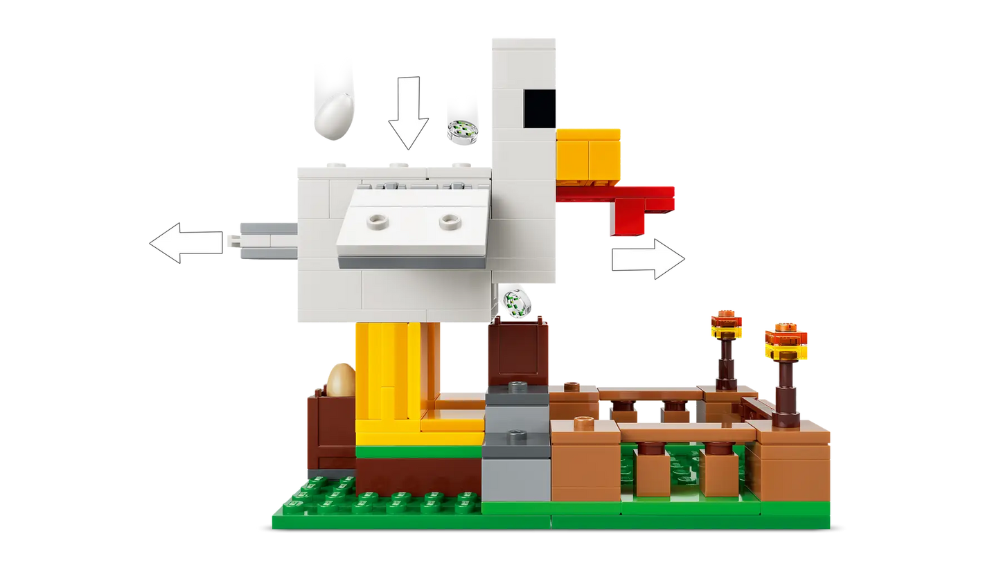 DISPONIBILE DA GENNAIO 2026 - 21585 LEGO Minecraft - Fattoria di galline