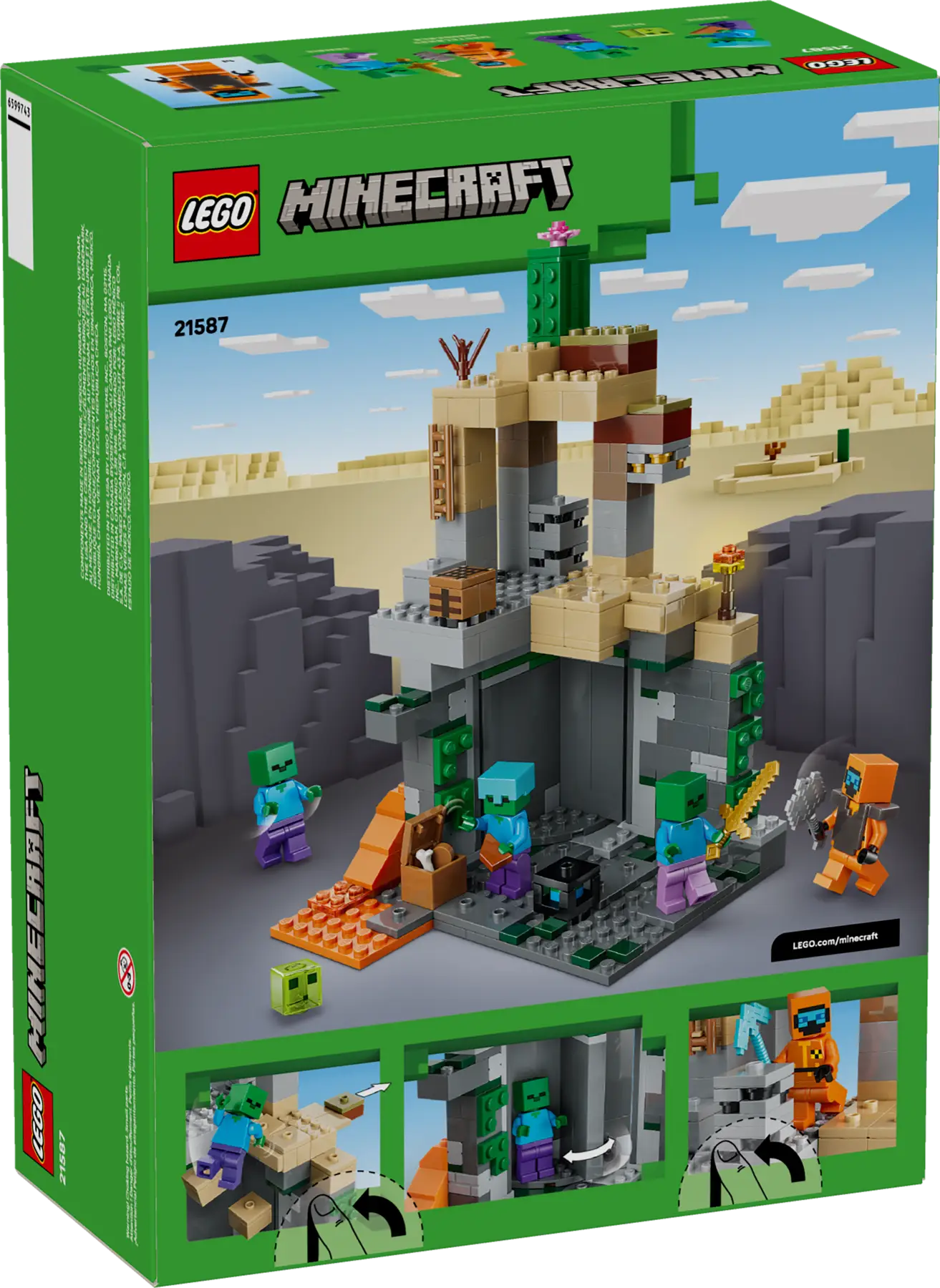 DISPONIBILE DA GENNAIO 2026 - 21587 LEGO Minecraft - Zombie Dungeon