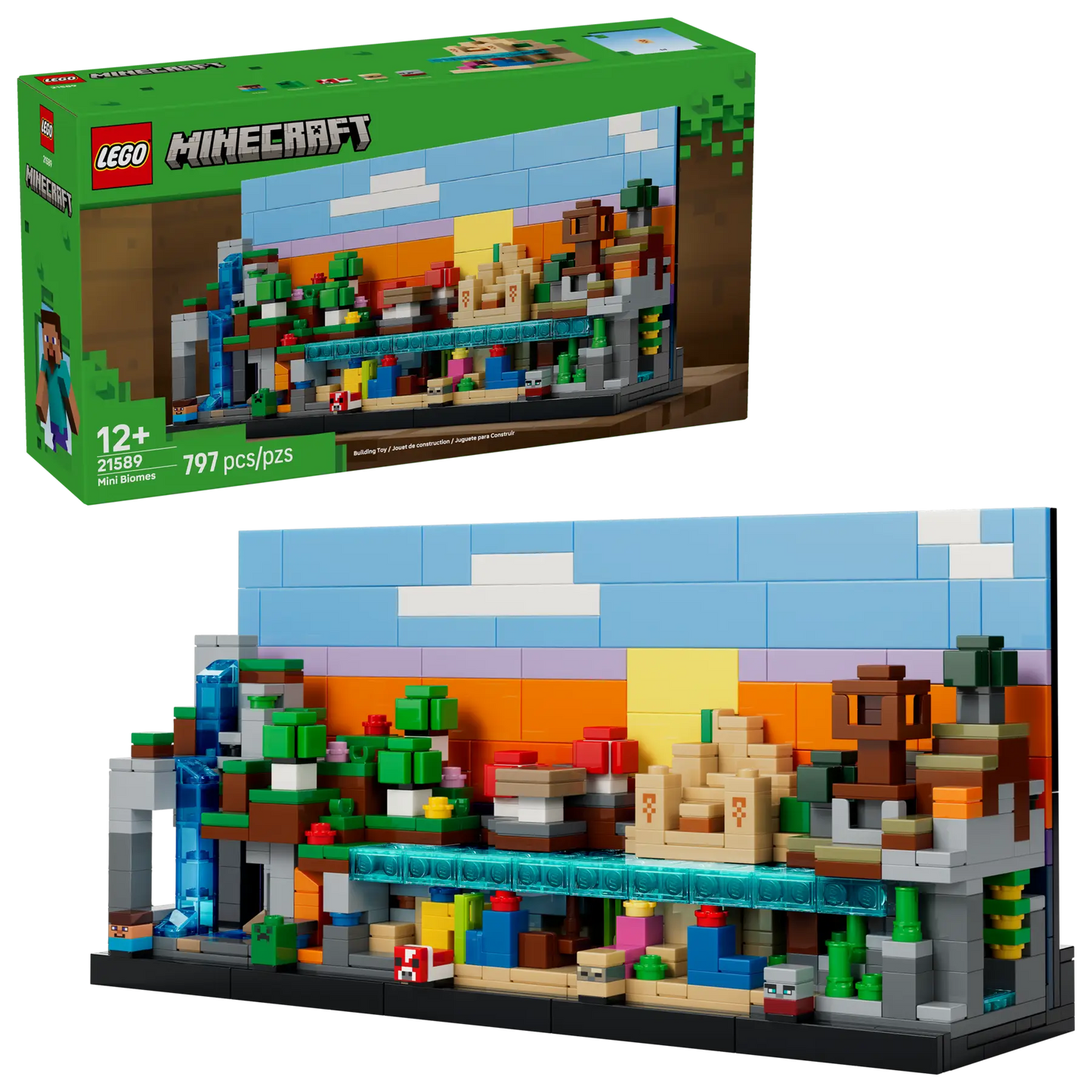 DISPONIBILE DA GENNAIO 2026 - 21589 LEGO Minecraft - Mini-biomi