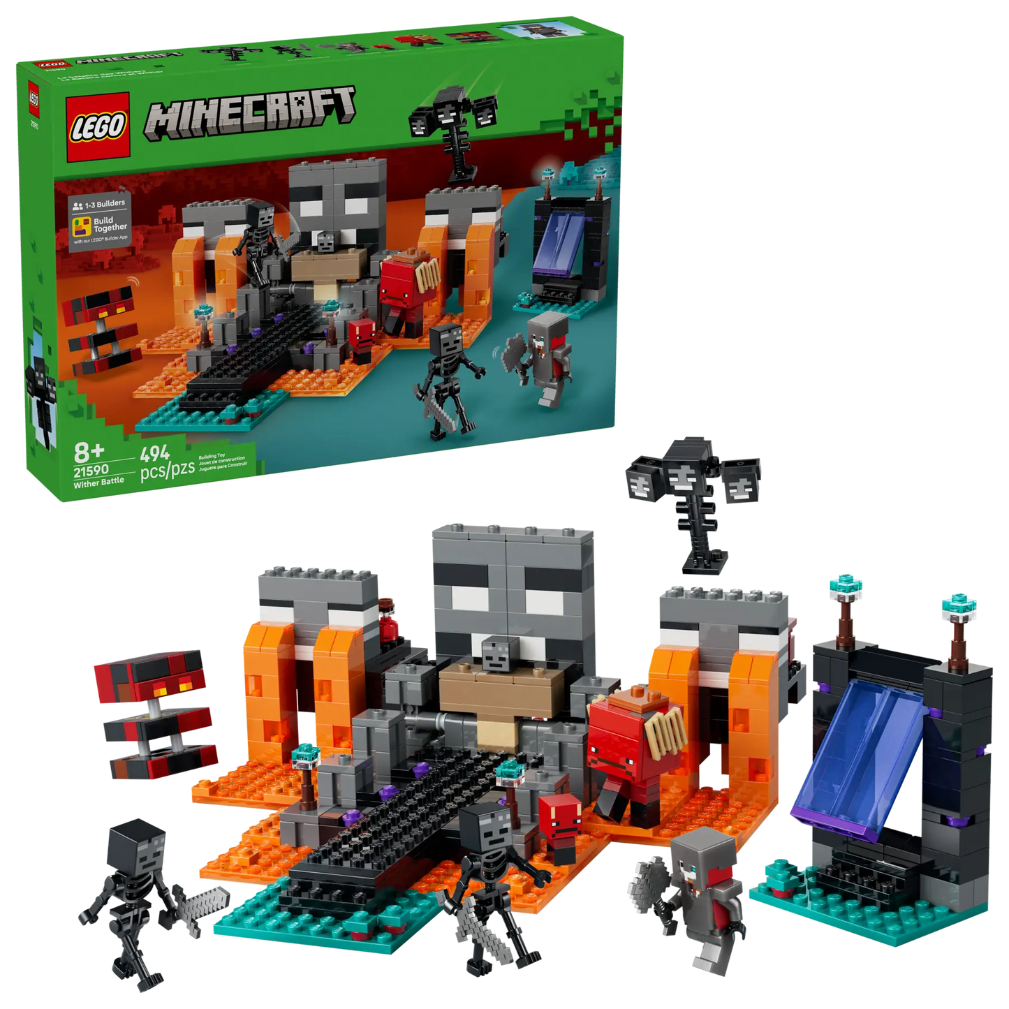 DISPONIBILE DA GENNAIO 2026 - 21590 LEGO Minecraft - Battaglia contro il Wither