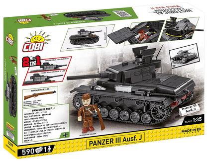 2289 COBI Historical Collection - World War II - Panzer III Ausf.J