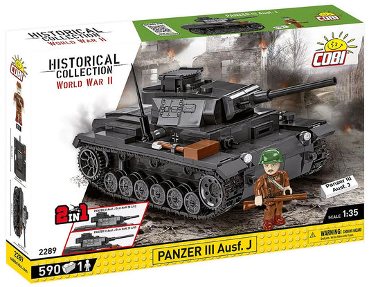 2289 COBI Historical Collection - World War II - Panzer III Ausf.J