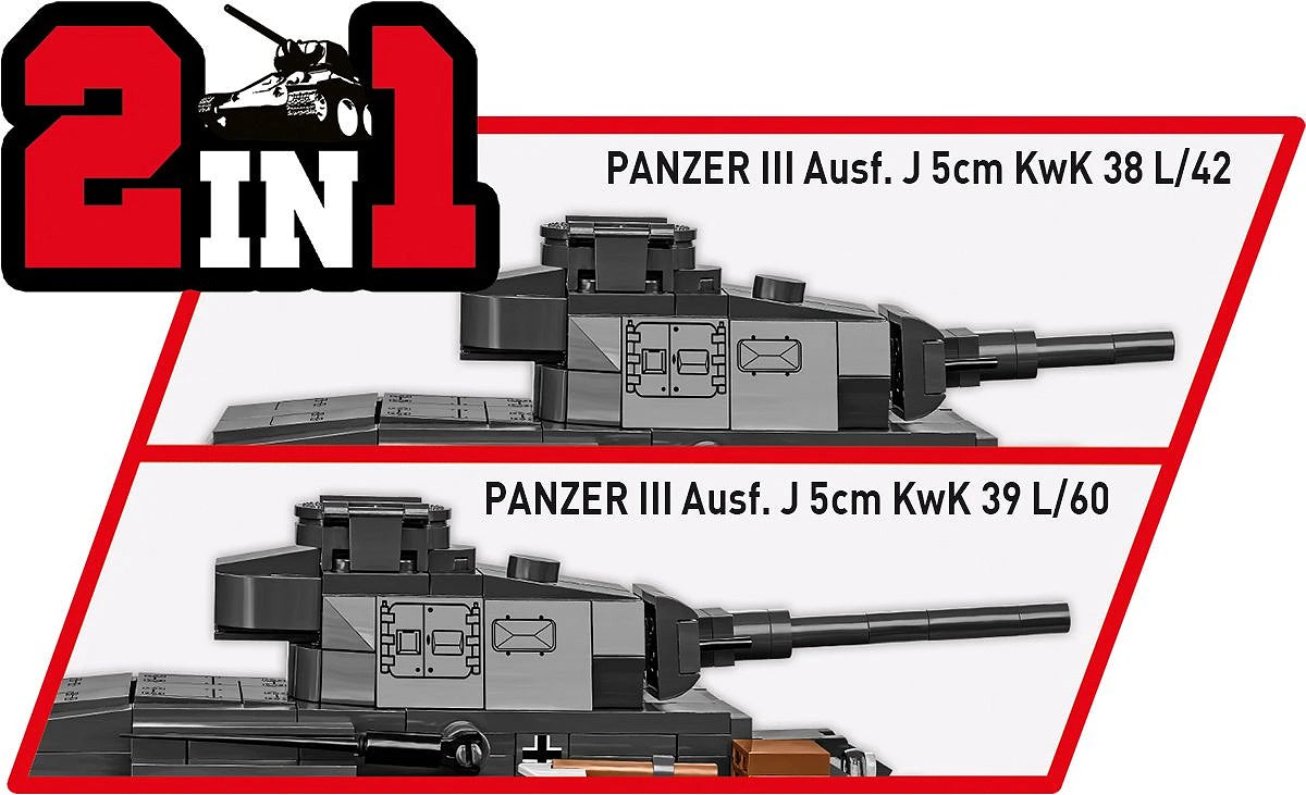 2289 COBI Historical Collection - World War II - Panzer III Ausf.J