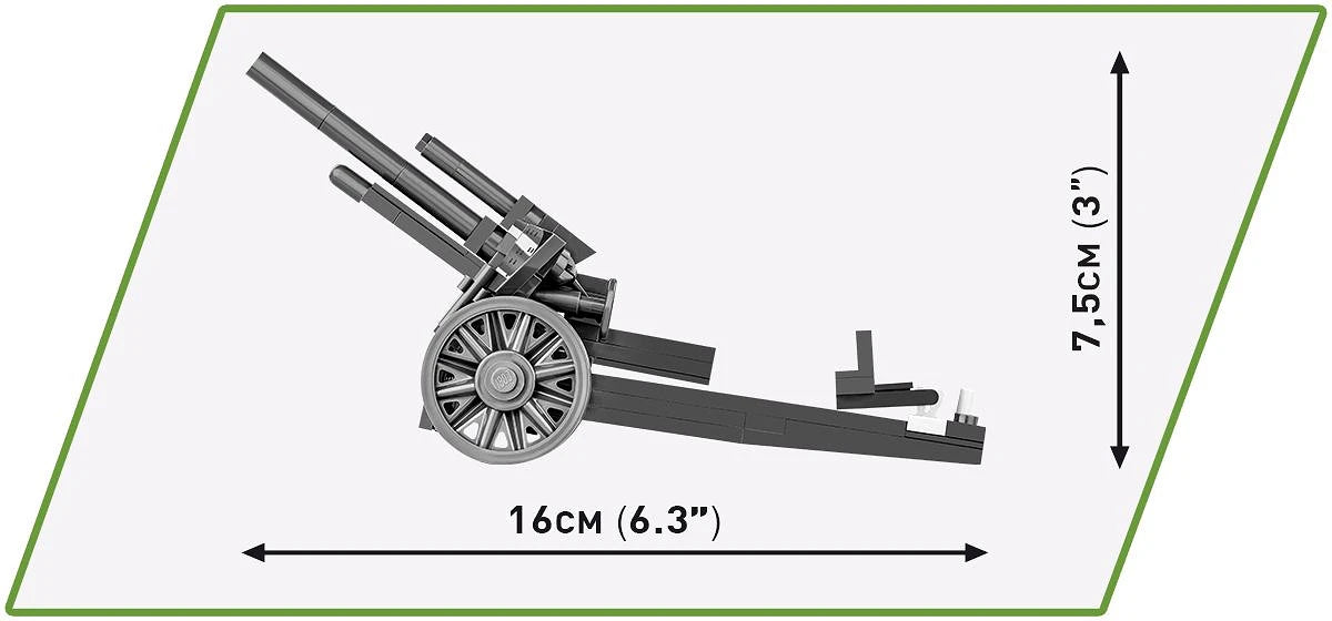 2292 COBI Historical Collection - World War II - 10,5 cm leFH 18