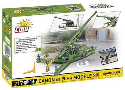 2294 COBI Historical Collection - World War II - Canon de 90 mm Modèle 1939